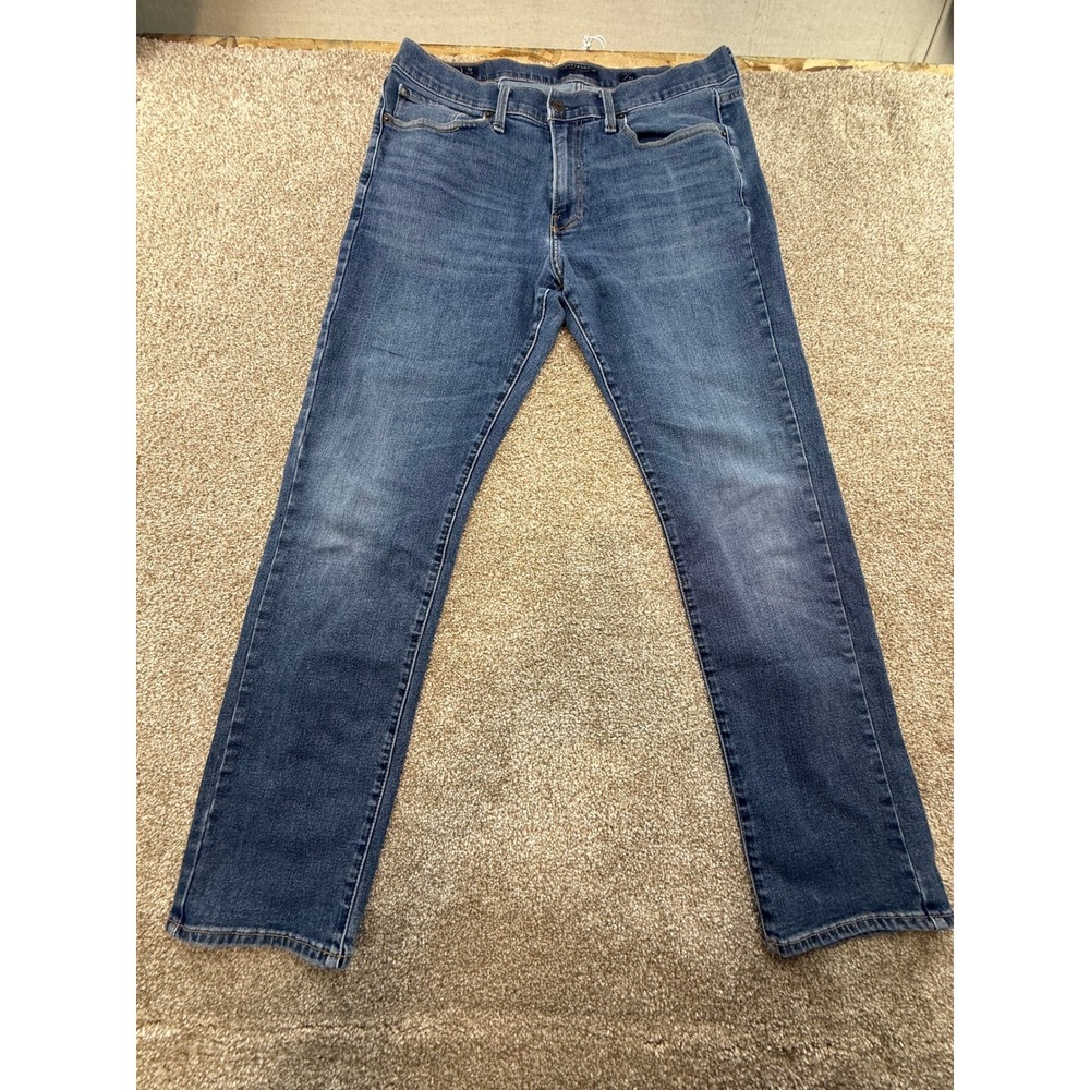 Lucky Brand 410 Athletic Slim Jeans Blue Denim Mens 34x32 Medium Wash 34 32